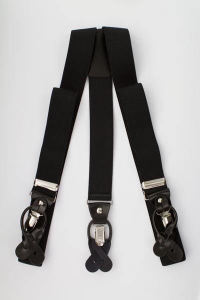 Button and Clip Suspenders (18 colors available)