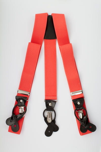 Button and Clip Suspenders (18 colors available)