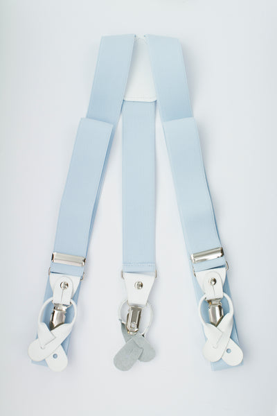 Button and Clip Suspenders (18 colors available)