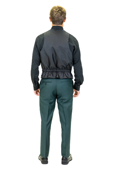 Dark Green Suit Separates Pants (Pants Only)