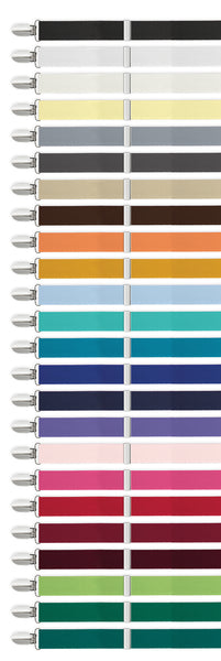 Clip Suspenders (24 colors available)