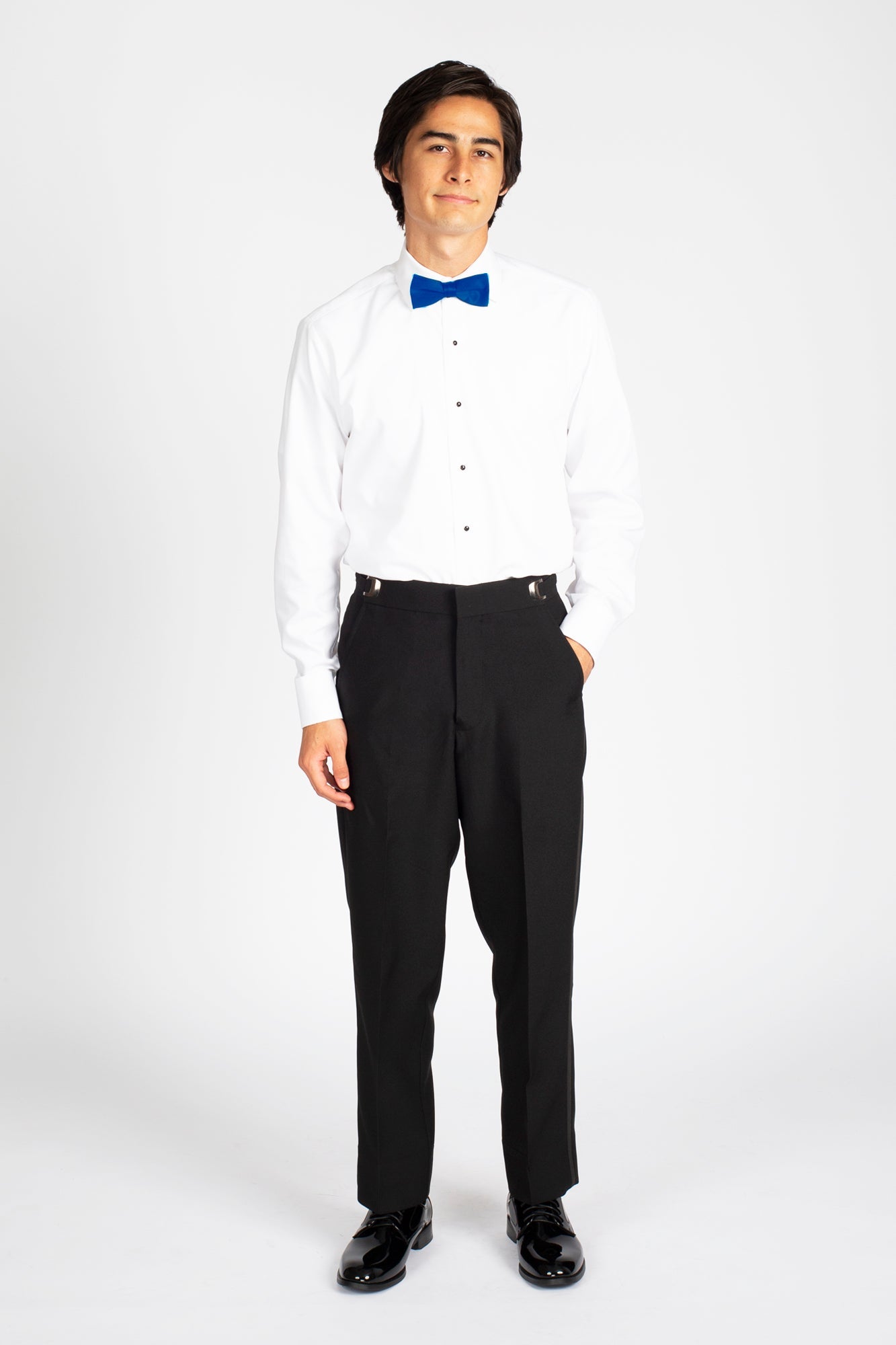 Flat Front Tuxedo Pants- Unisex - Wool