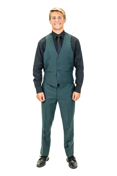 Dark Green Suit Separates Pants (Pants Only)