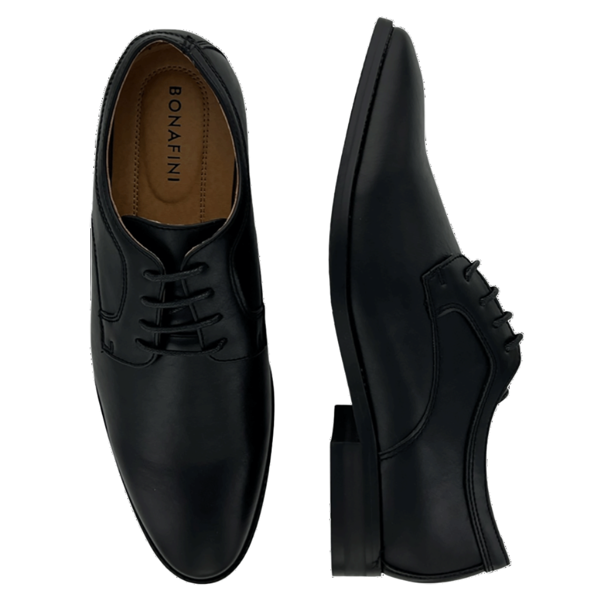Black Matte Lace Dress Shoe