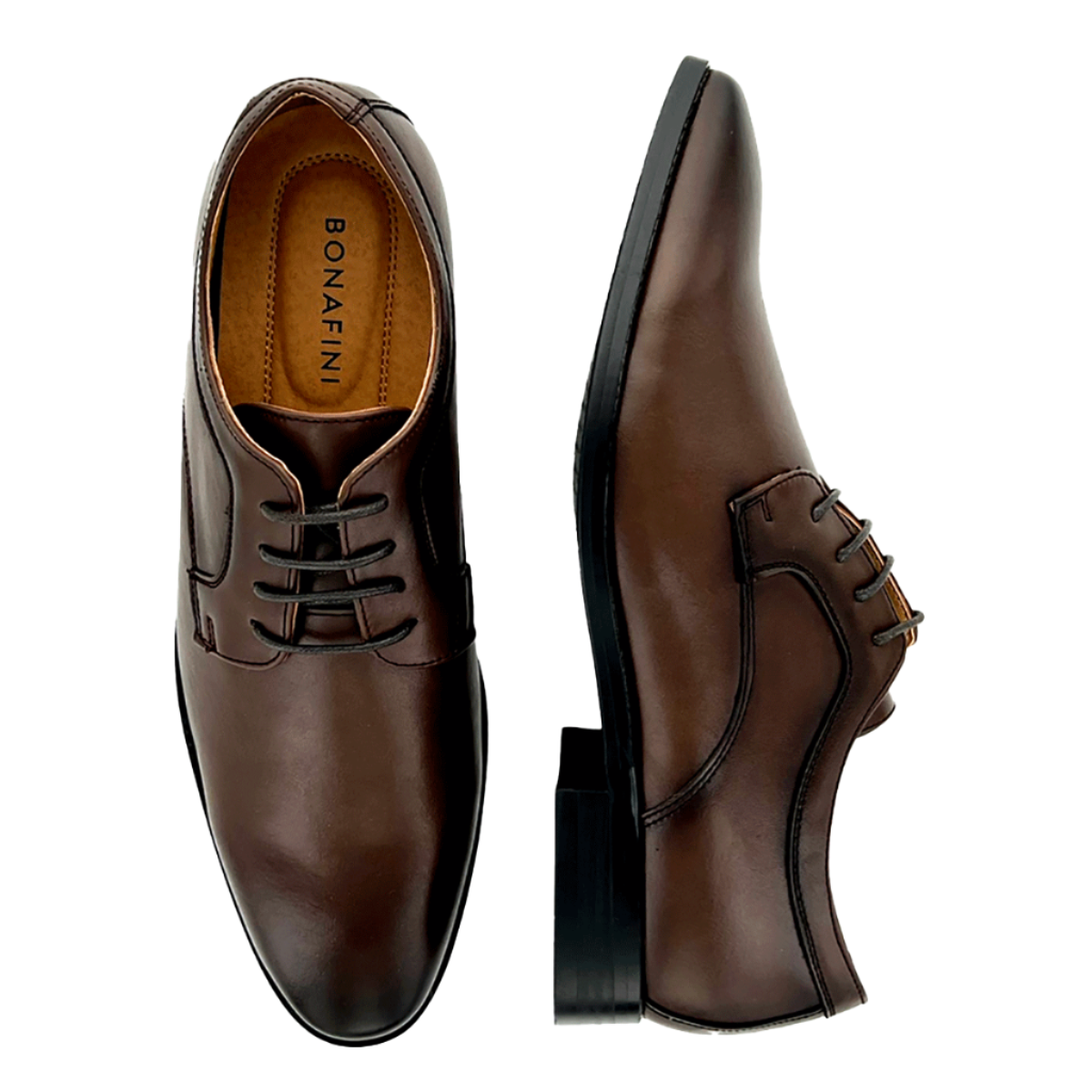 dress shows Cognac Classic Brogue Derby – Premium Men's Leather Dress Shoes. – HolloMen