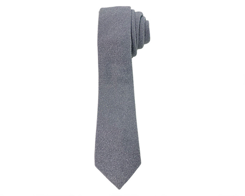 silver grey gray glitter neck tie necktie