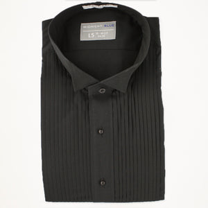 Wing Tip Tux Shirt 1/4" Pleat- Black Friar Tux Uniforms Wing Tip Tux Shirt 1/4" Pleat- Black Friar Tux Uniforms
