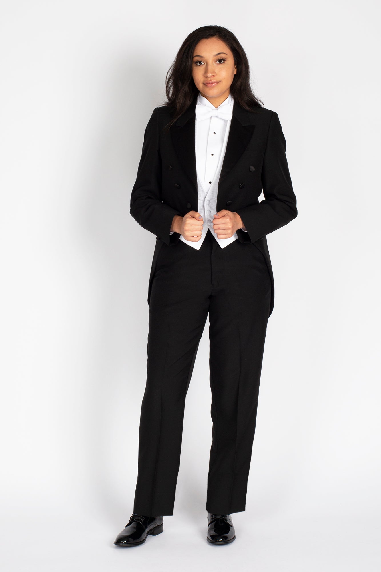 Unisex Peak Lapel Tailcoat Polyblend (Coat Only) Friar Tux Uniforms