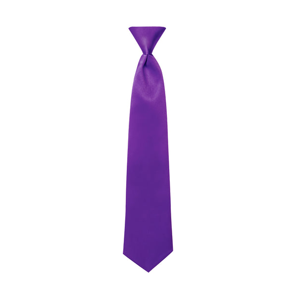 Solid Pre-Tied Long Tie (28 colors available)