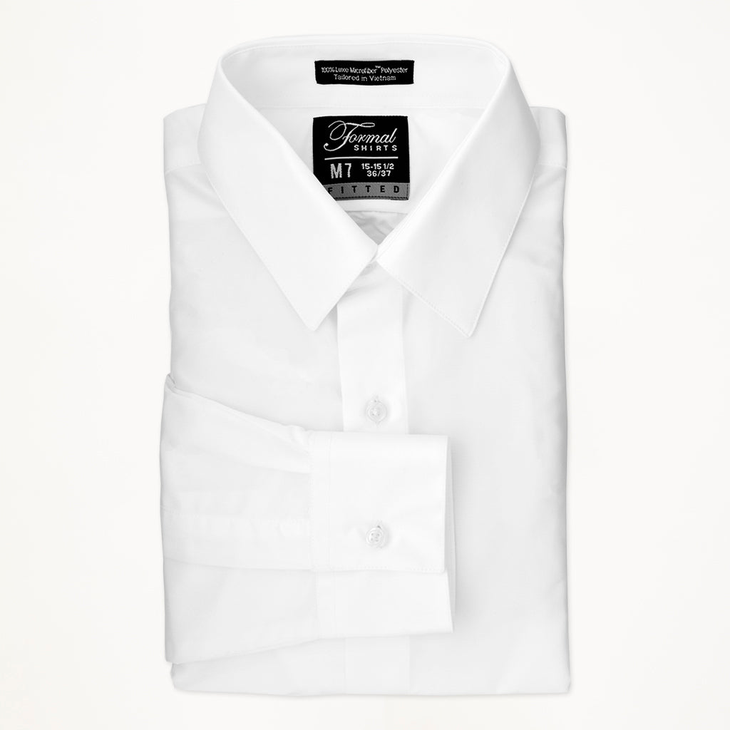 White Laydown Dress Shirt