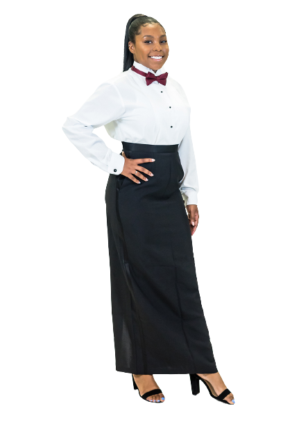Tuxedo Skirt- Polyester